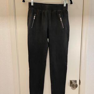 Womens washed dark blue sweatpants